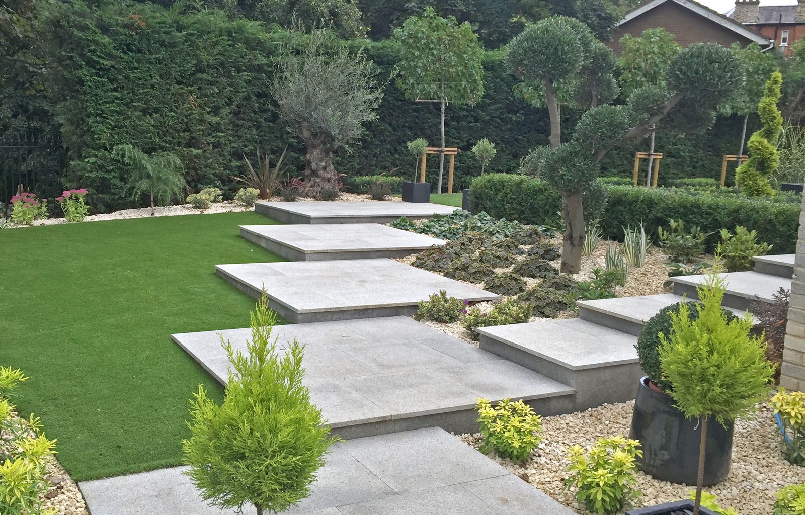 landscaping garden design paving steps